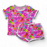 Y2CUTIE | Bamboo Retro Shortie Set