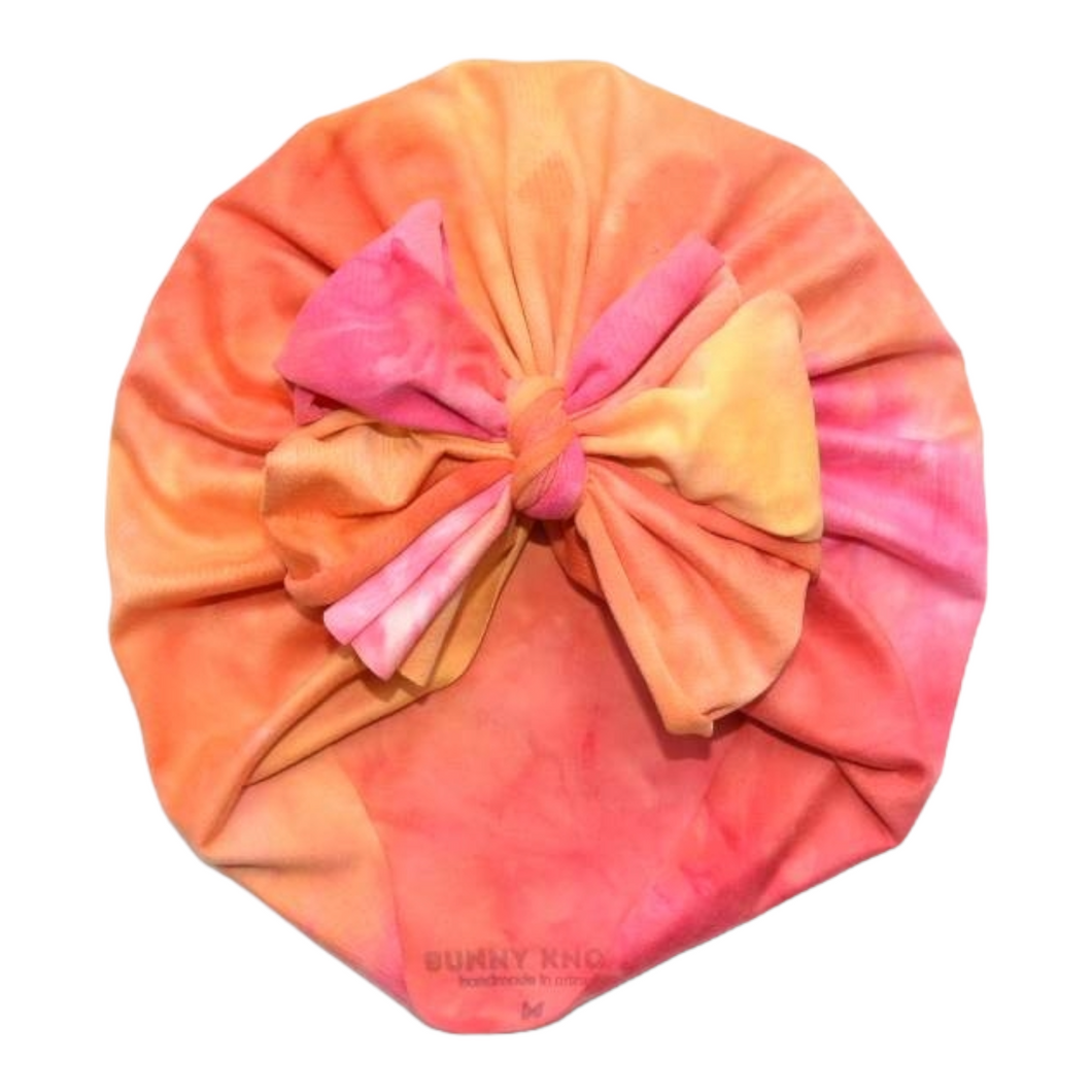 Tayte | Strawberry Mimosa Tie Dye | Classic Headwrap