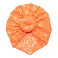 Load image into Gallery viewer, Atomic | Neon Orange| Lace Headwrap
