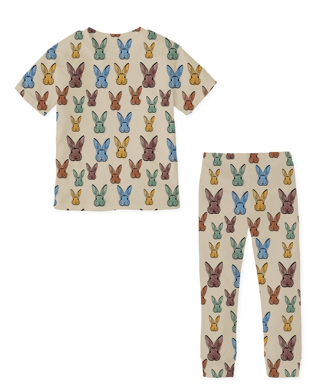 Benjamin Bun Bun | Watercolor Rabbits | Short Sleeve Set