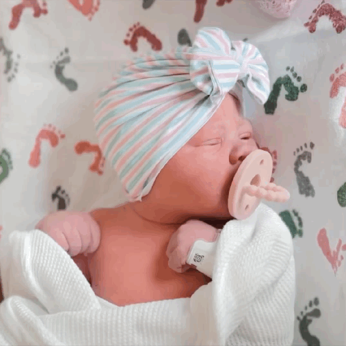 Hospital | NEW Pink & Blue Stripe | Classic Headwrap