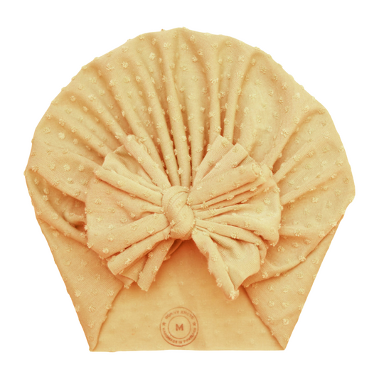 Glenny | Honey Yellow | Shabby Swiss Dot Headwrap
