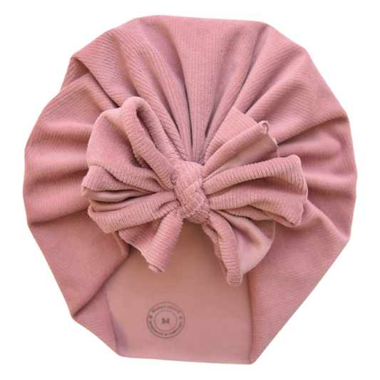 Naples | Florida Pink | Stretchy Corduroy Headwrap