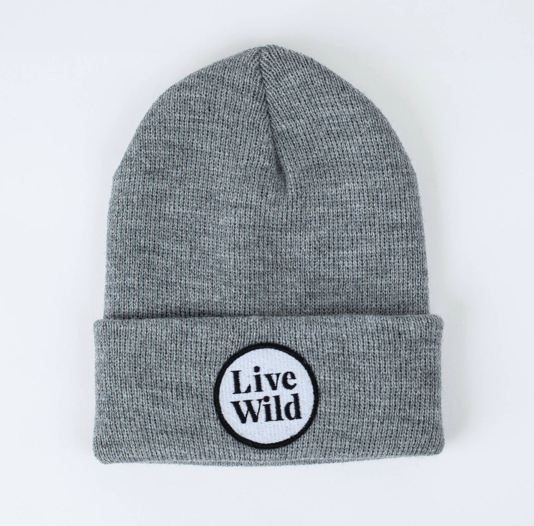 Live Wild Beanie | Stone
