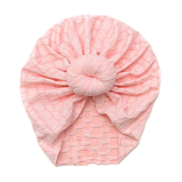 Babe | Piggy Pink | Honeycomb Headwrap - Bunny Knots