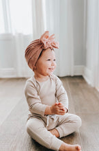 Load image into Gallery viewer, Rhosyn | Blushed Pink | Shabby Swiss Dot Headwrap
