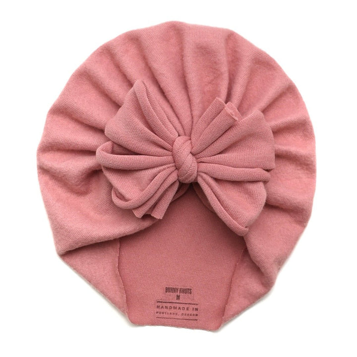 Tate | Carnation Rose | Cashmere Headwrap - Bunny Knots