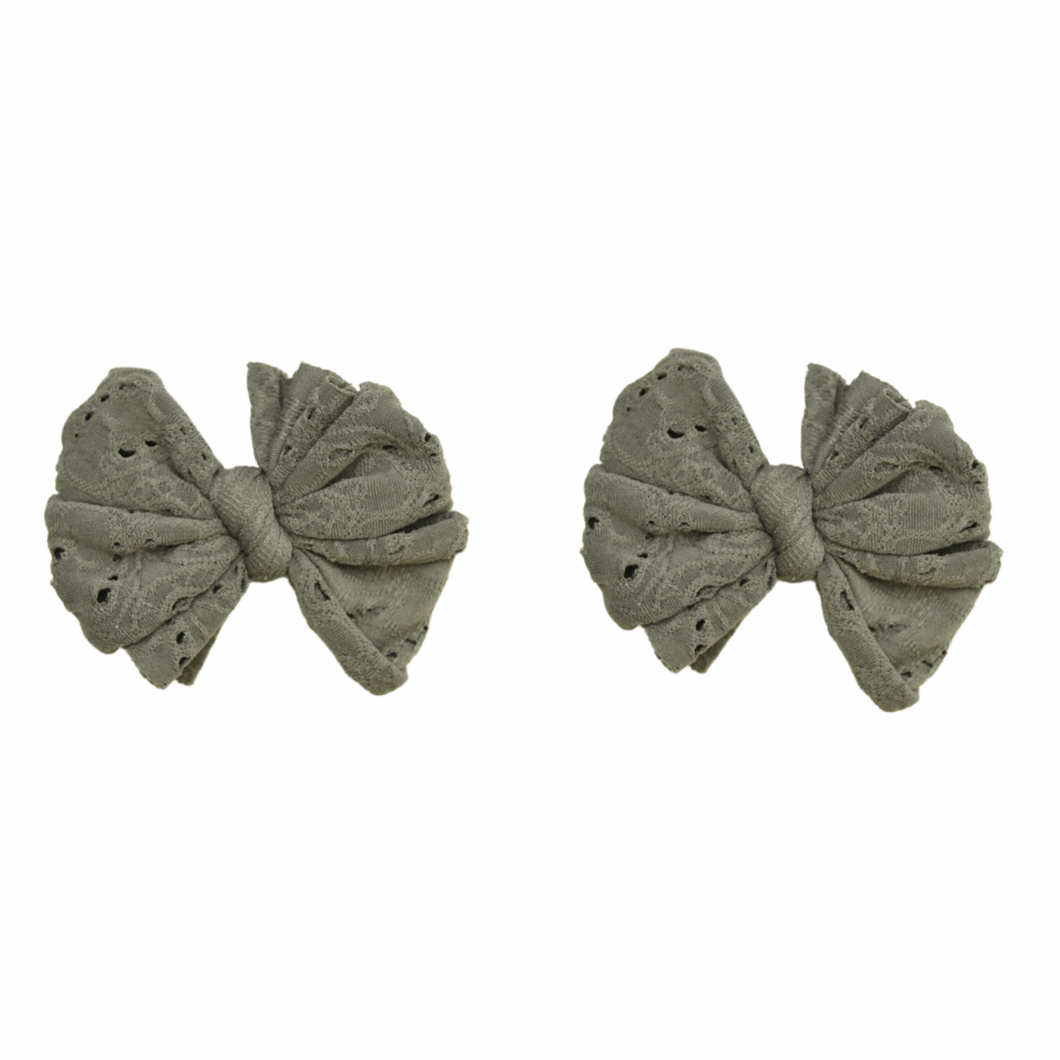 Tizlee Eyelet Pigtail Hare Clips