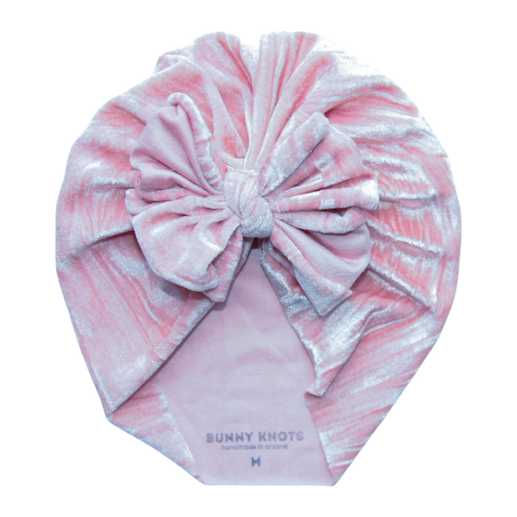 Pennyroyal | Pink Wave | Crushed Velvet Headwrap