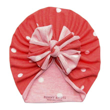 Load image into Gallery viewer, Boop | Red Polka Dot | French Terry Headwrap
