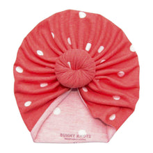 Load image into Gallery viewer, Boop | Red Polka Dot | French Terry Headwrap
