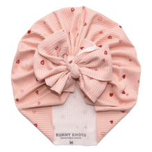 Load image into Gallery viewer, Carmine | Taffy Hearts | Brushed Rib Headwrap
