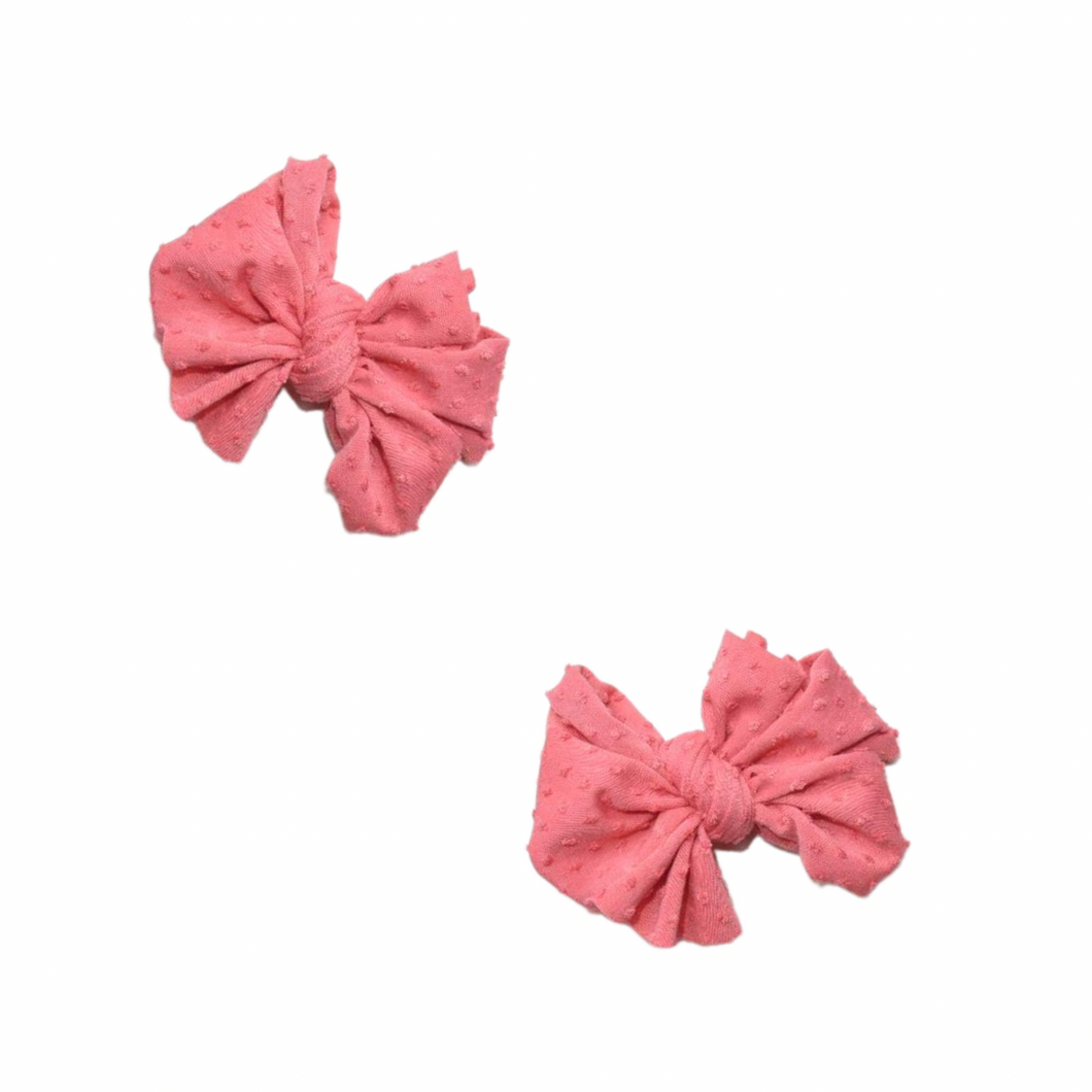 Cheery Pigtail Hare Clips