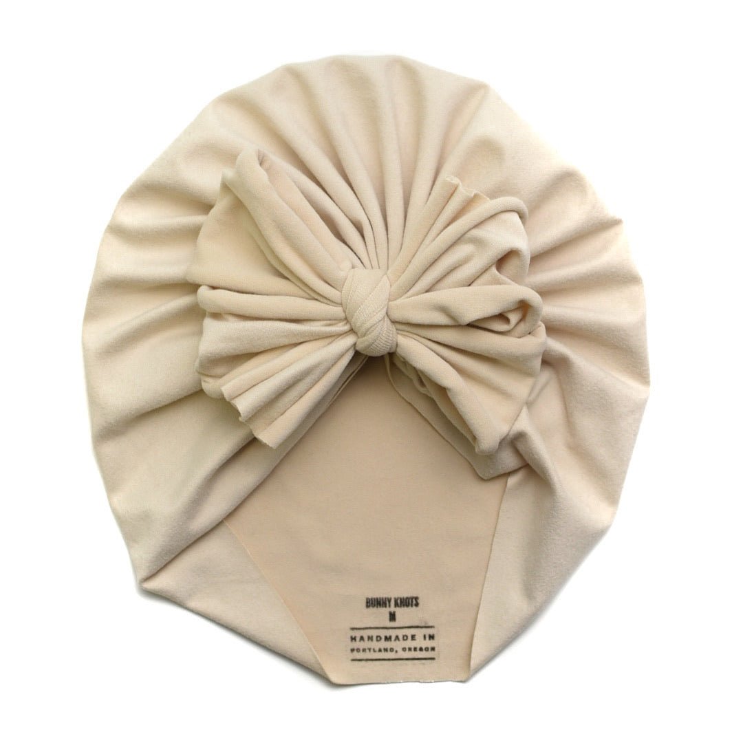 Ivory | True Bone | Classic Headwrap - Bunny Knots