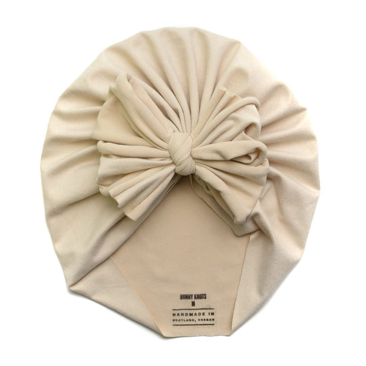 Ivory | True Bone | Classic Headwrap - Bunny Knots