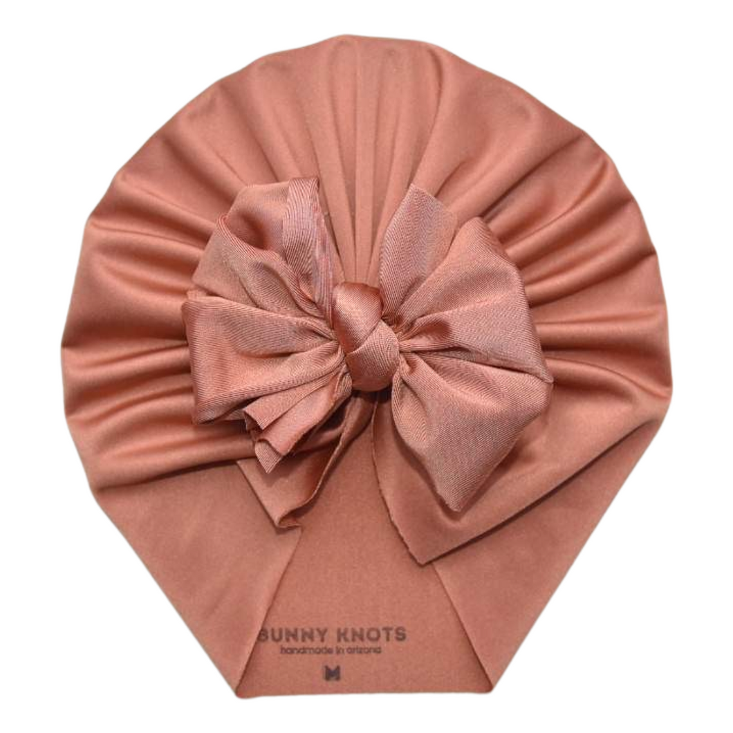 Sahera | Glistening Copper Rose | Swim Headwrap