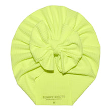 Load image into Gallery viewer, Racer | Neon Yellow | Brushed Rib Headwrap
