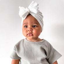 Load image into Gallery viewer, Snow | Bright White | Eyelet Headwrap
