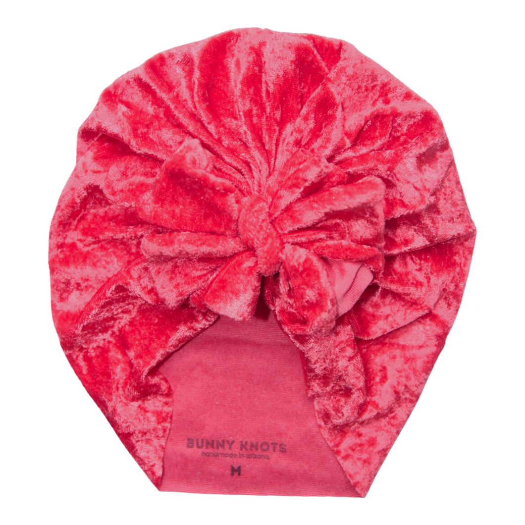 Claussen | Classic Red | Crushed Velvet Headwrap