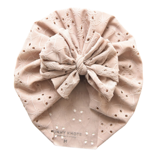 Cameo | Light Almond | Eyelet Headwrap