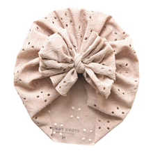Load image into Gallery viewer, Cameo | Light Almond | Eyelet Headwrap
