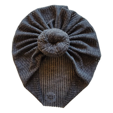 Load image into Gallery viewer, Maylee | Western Grey | Ribbed Sheer Sweater Headwrap
