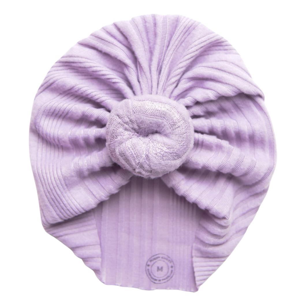 Suren | Wisteria Purple | Ribbed Sweater Headwrap