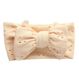 Pastel Yellow Eyelet HareBand