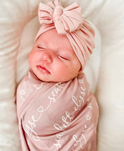 Load image into Gallery viewer, Bells | Baby Pink | French Terry Headwrap
