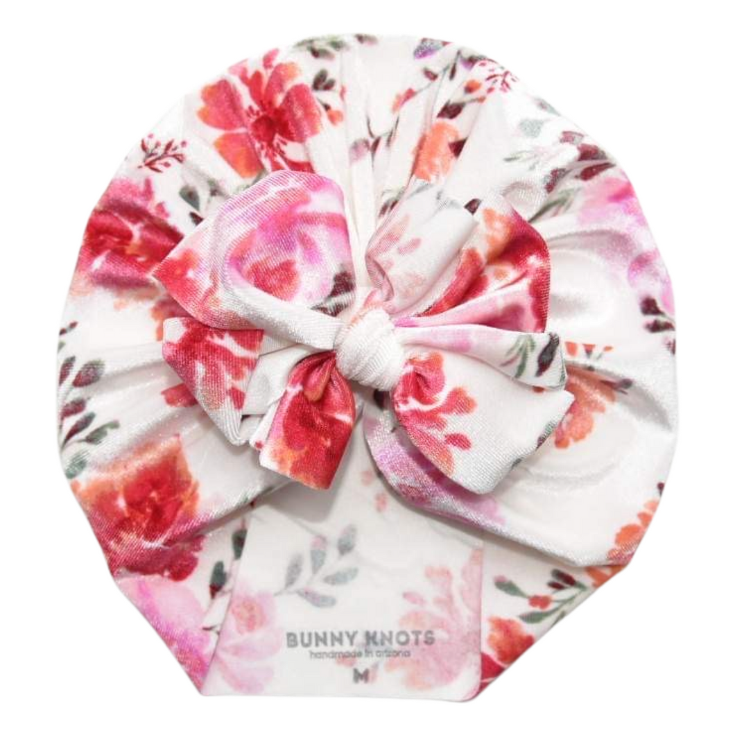 Adoria | Sweetheart Floral | Velvet Headwrap