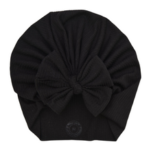 Load image into Gallery viewer, Barrett | Black | Brushed Rib Headwrap
