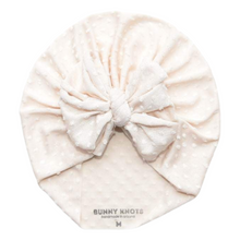 Load image into Gallery viewer, Elouise | Dried Pampas | Shabby Swiss Dot Headwrap
