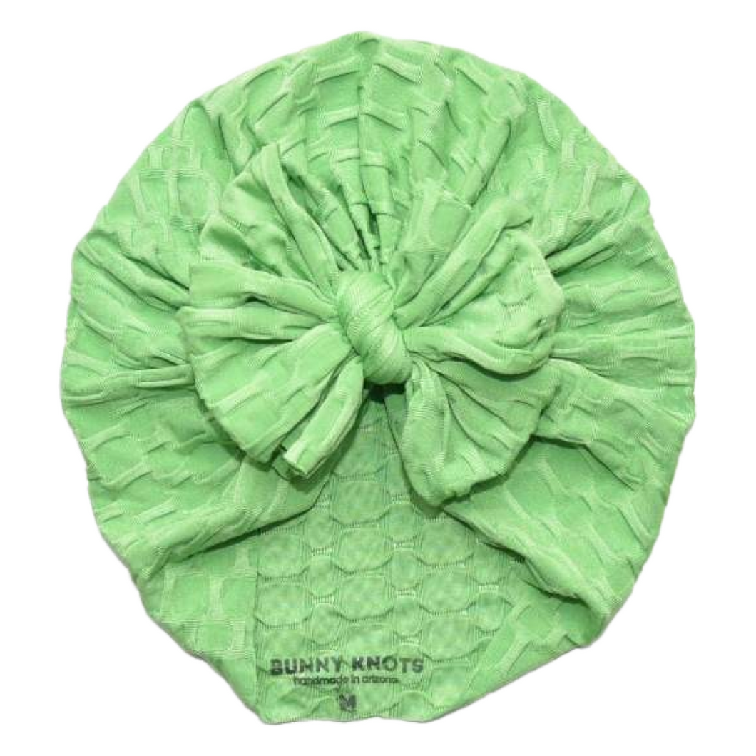 Tiki | Parakeet Green | Honeycomb Headwrap