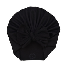 Load image into Gallery viewer, Caviar | Black | French Terry Headwrap
