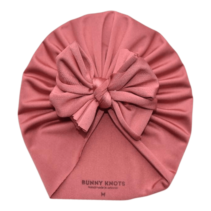 Lovebird | Glistening Heirloom Rose | Swim Headwrap - Bunny Knots