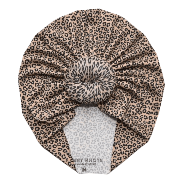 Shiva | Ditsy Leopard | Classic Headwrap - Bunny Knots