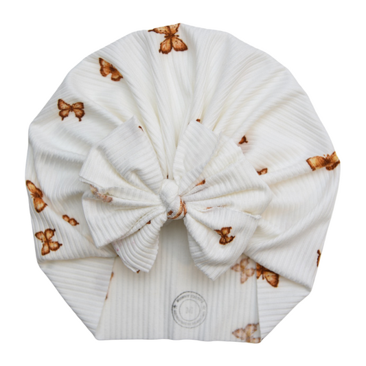 Manila | Swallowtail Butterflies | Brushed Rib Headwrap