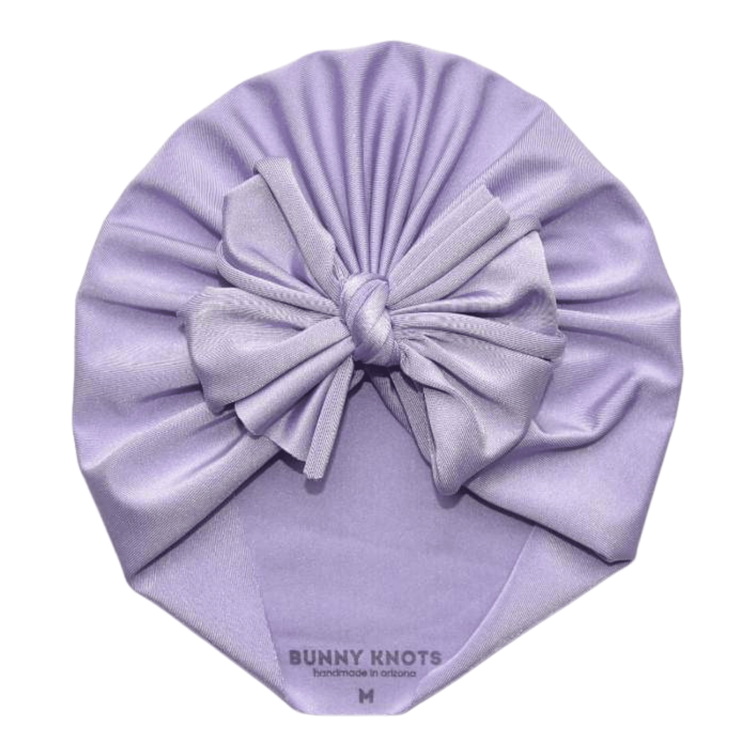 Bora | Glistening Sugared Plum | Swim Headwrap - Bunny Knots
