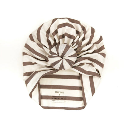 Starling | Taupe Stripe | Modal Headwrap