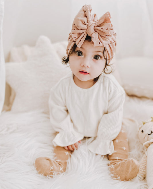 Cameo | Light Almond | Eyelet Headwrap