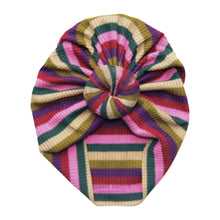 Load image into Gallery viewer, Ivy Bell | Gem Stripe | Ribbed Sweater Knit Headwrap
