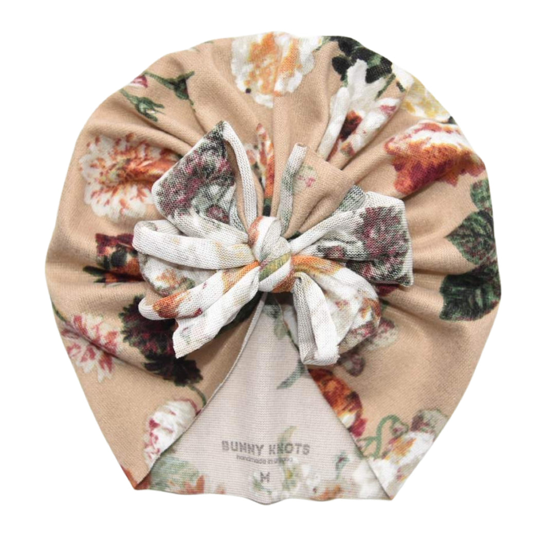 Bexlee | Taupe Floral | Sweater Headwrap
